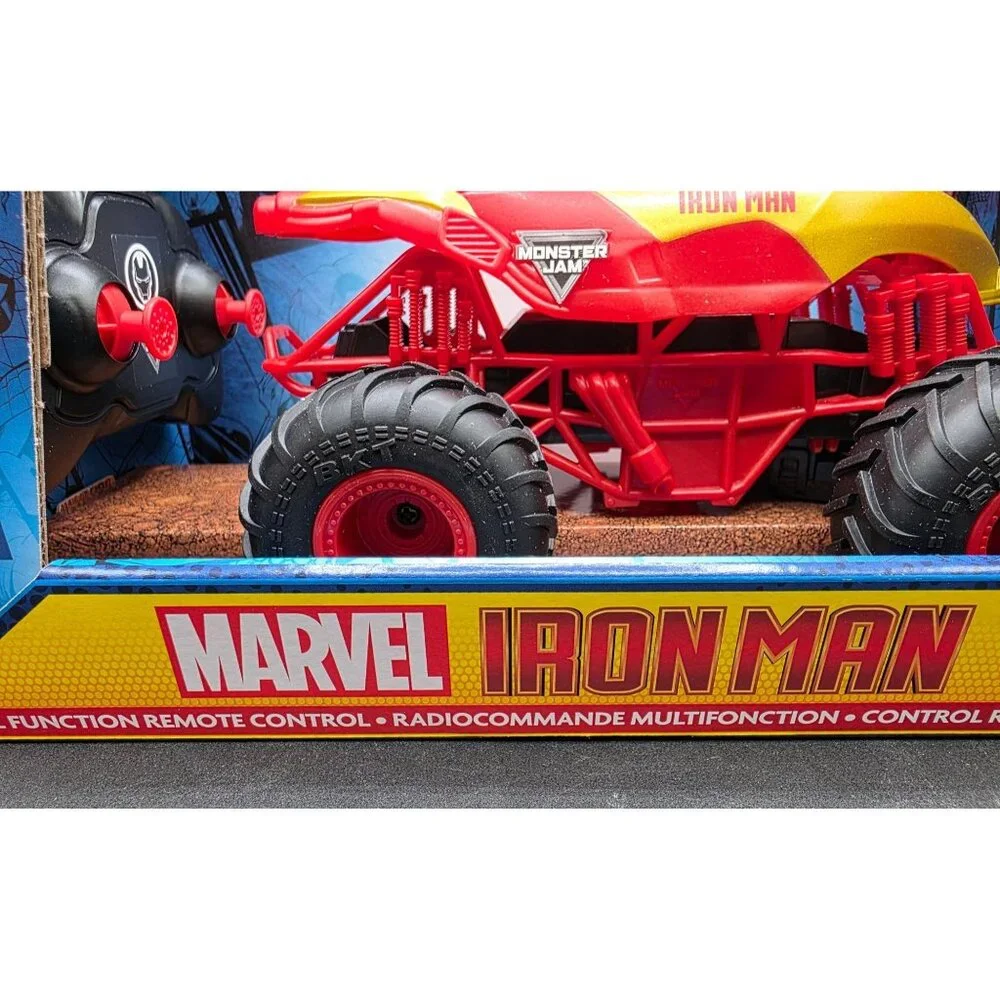 Marvel Monster Jam Iron Man Remote-Control 1:24 Scale Truck RC Powered 2.4GHz